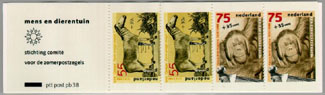 1988 Postzegelboekje no.38, Artis - Click Image to Close